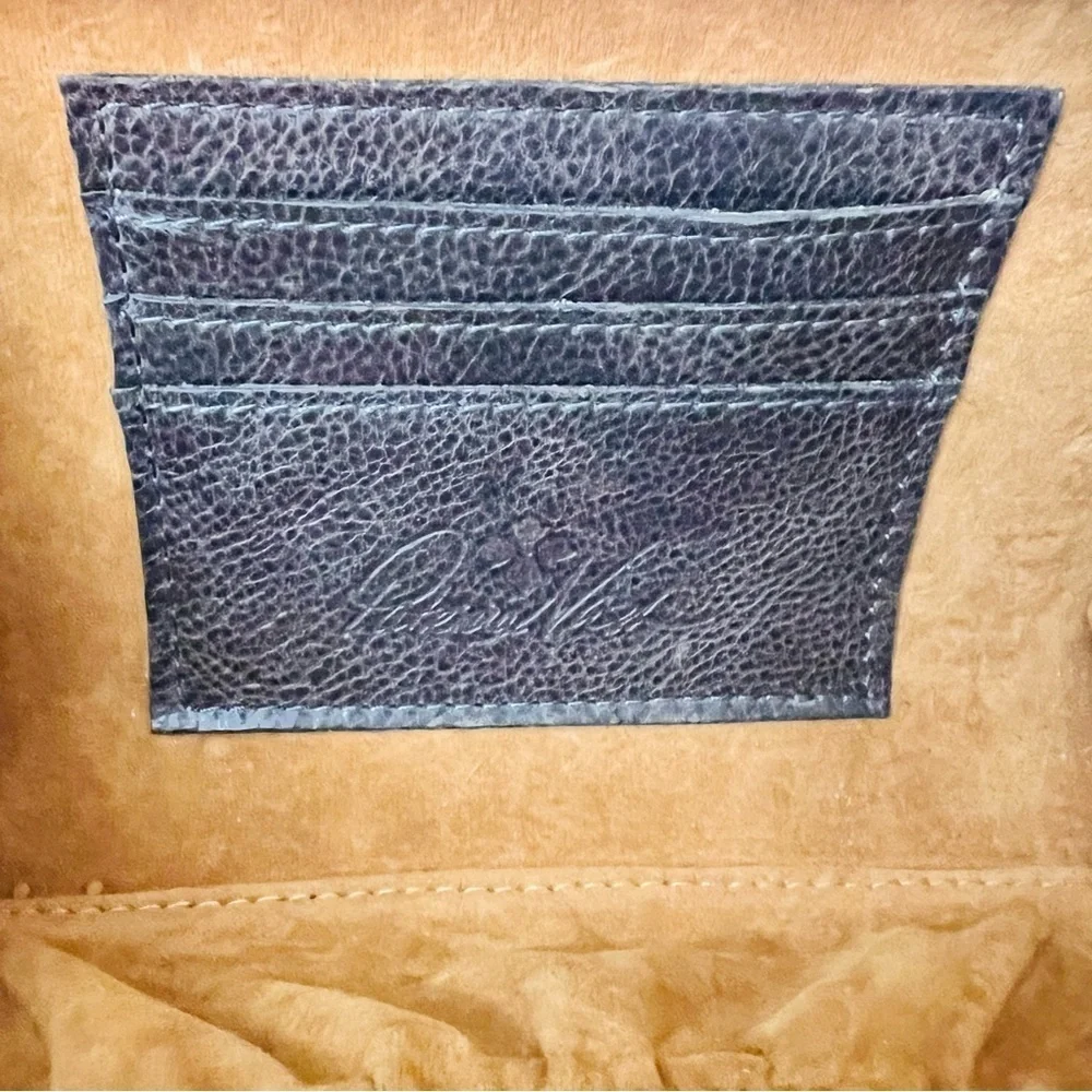 Patricia Nash Metallic Brown Embossed Clutch